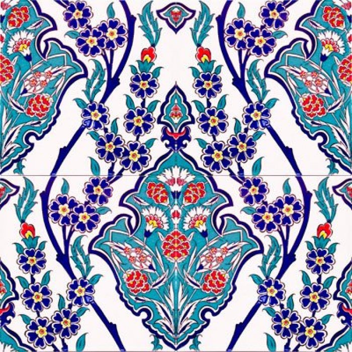 20x20 Kütahya Klasik Cami Hamam Çini QD0013