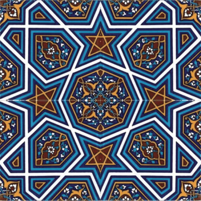 20x20cm Klasik Cami Hamam Çini QMD001