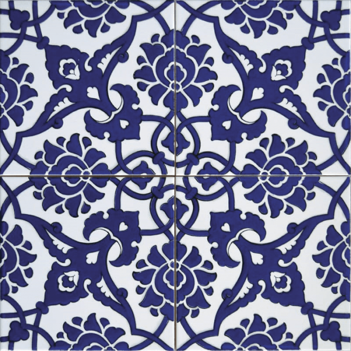 20x20 Kütahya Klasik Cami Hamam Çini QMD006