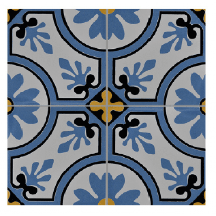 20x20 Kütahya Yer Çini Karosu QMÇ009