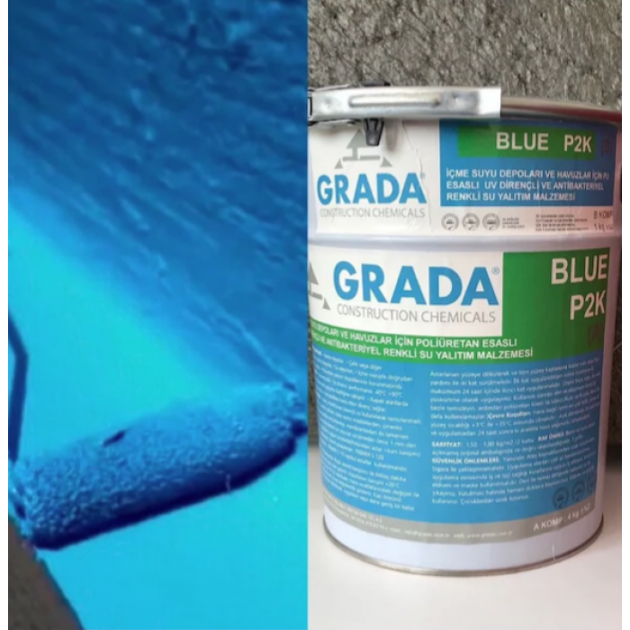 Havuz ve su deposu boyası GRADA BLUE P2K