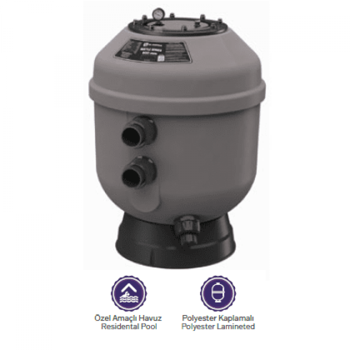 Havuz Kum Filtresi Beetle Filtre 900mm 2'' Waterfun