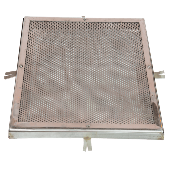 Havuz Beton ve Liner Paslanmaz Düzgeç Kapağı 25x25cm