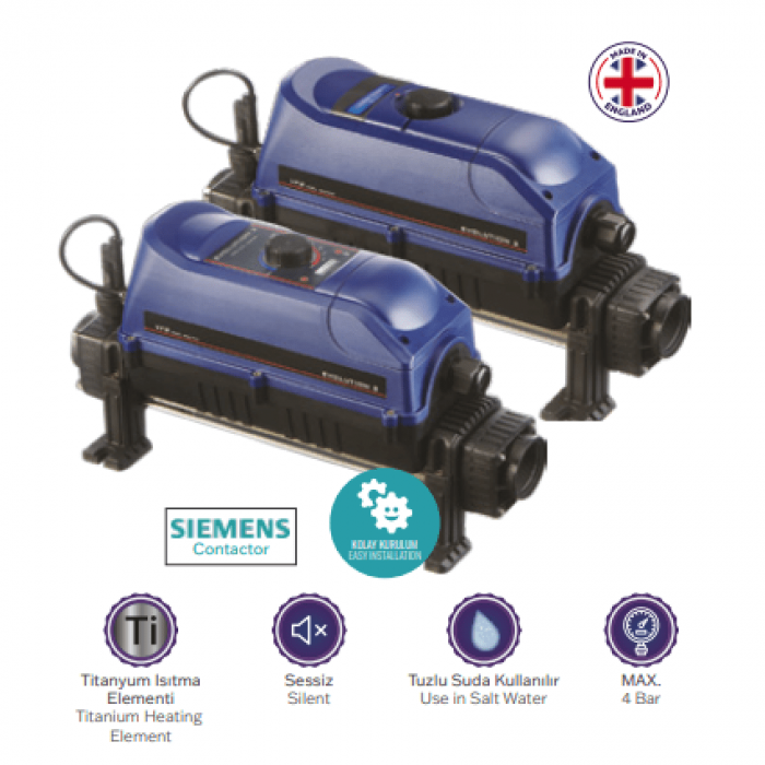 Havuz Spa Model Evolution2 12kw Trifaz