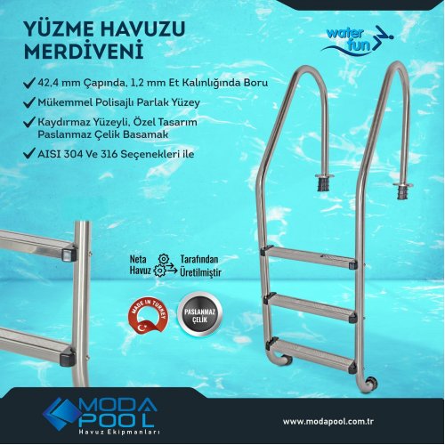 Havuz Merdivenleri ve Su Perdeleri