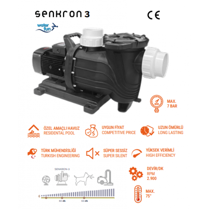Havuz Pompası Senkron-3.1000T