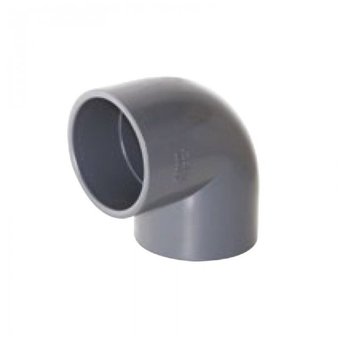 90' Dirsek U-PVC Yapıştırma Muflu Çap 25mm
