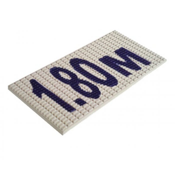 Havuz Kaymaz Derinlik Yazılı pötükare 180cm 12,5x25cm