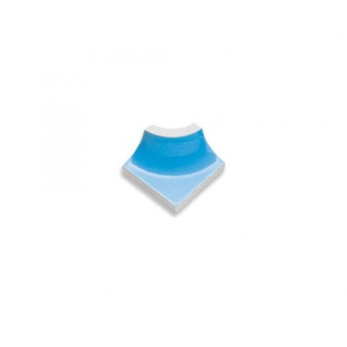 Havuz Porselen İç Köşe Oval 4cmx4cm Açık Mavi