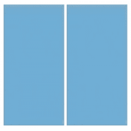 12,5x25cm MDP-80121-2 Blue Serapool Porselen Karo