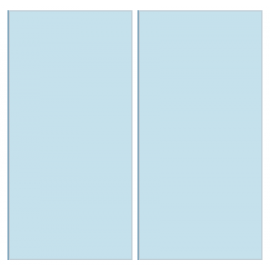 12,5x25cm MDP-80121-4 WATER BLUE Serapool Porselen Karo