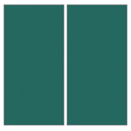 12,5x25cm MDP-80122-1 Koyu Yeşil Serapool Porselen Karo