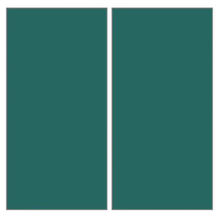 12,5x25cm MDP-80122-1 Koyu Yeşil Porselen Karo