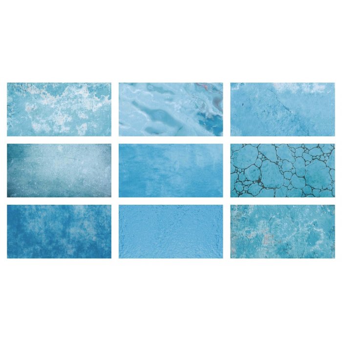 33x66cm Greentech Blue Bead Mix 9 face Serapool Porselen Karo