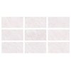 33x66cm Greentech Snow White Mix 9 face Serapool Porselen Karo