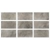 33x66cm Greentech Antique Grey Mix 9 face Serapool Porselen Karo