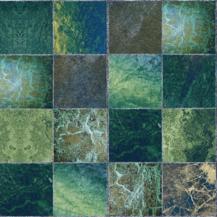 33x66cm Greentech Piazza Green Mix