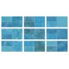 33x66cm Greentech Patchwork Marin Mix 9 face Serapool Porselen Karo