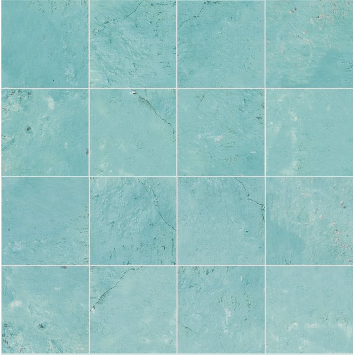 33x66cm Greentech Piazza Cyan Mix