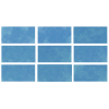 33x66cm Greentech Relax Blue 9 face Serapool Porselen Karo