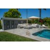33x66cm Greentech Pool Garden Grey Mix 18 face Serapool Porselen Karo