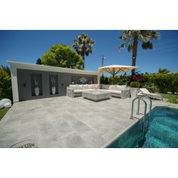 33x66cm Greentech Pool Garden Grey Mix