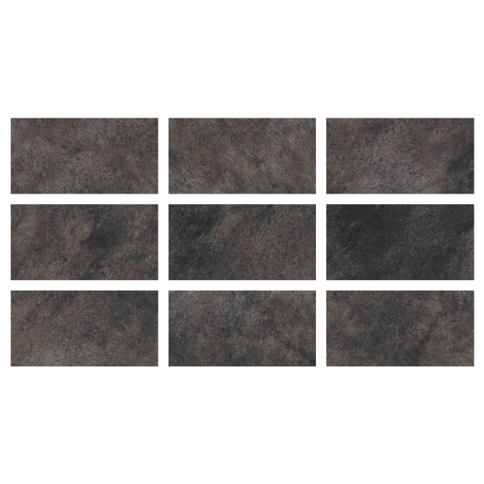 33x66cm Greentech Pool Garden Antracite Mix 18 face