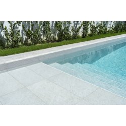 33x66cm Greentech Silver Traverten