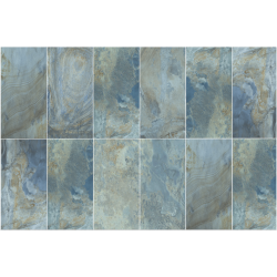 Vetro 30x60cm Canyon Blue Porselen Karo Mix 9 face