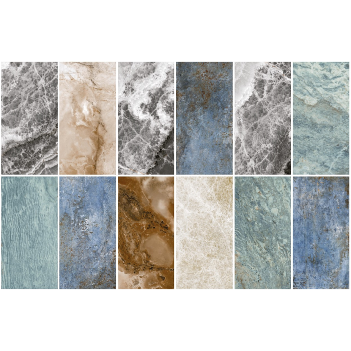Vetro 30x60cm Mediterranean Porselen Karo Mix 20 face