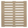 Havuz Porselen Izgara 25x25cm MDP-G25-Beige