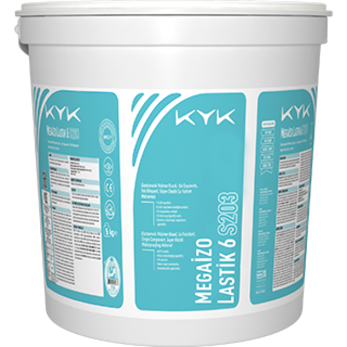 KYK Megaİzo Lastik 6 S203 Beyaz 20kg