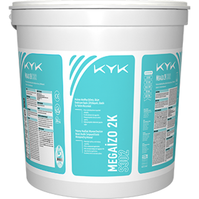 KYK Megaİzo 2K S302 Siyah 18Kg sıvı + 6Kg Toz