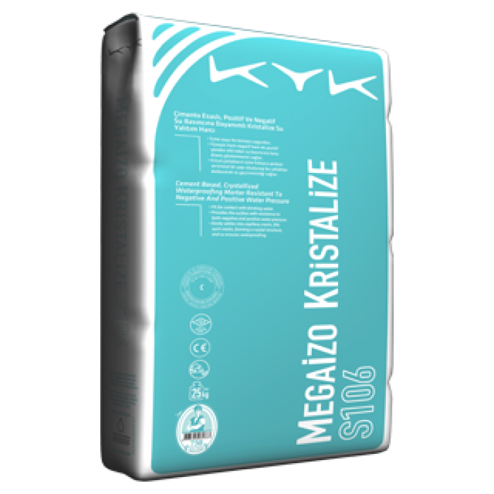 KYK Megaİzo Kristalize S106 25Kg Gri