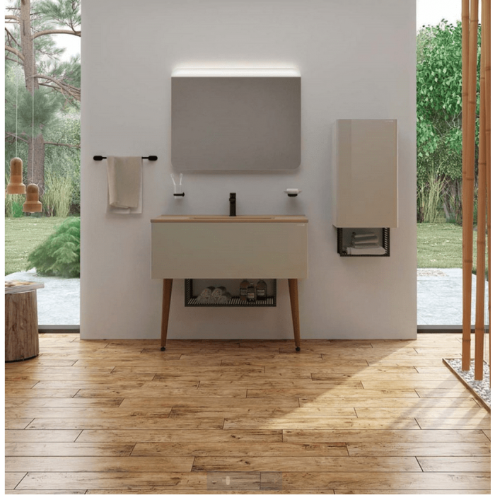 Creavit Banyo Dolabı Zeon Plazzo 100Cm Takım